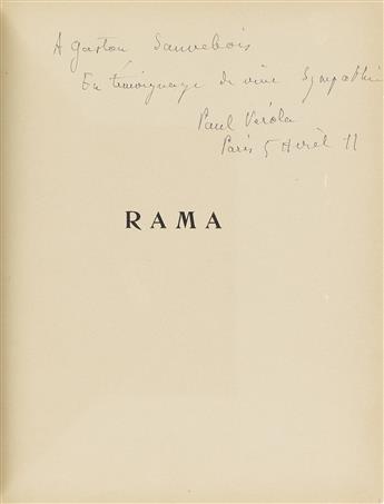 (MUCHA, ALPHONSE.) Vérola, Paul. Rama: Poème dramatique en trois Actes.